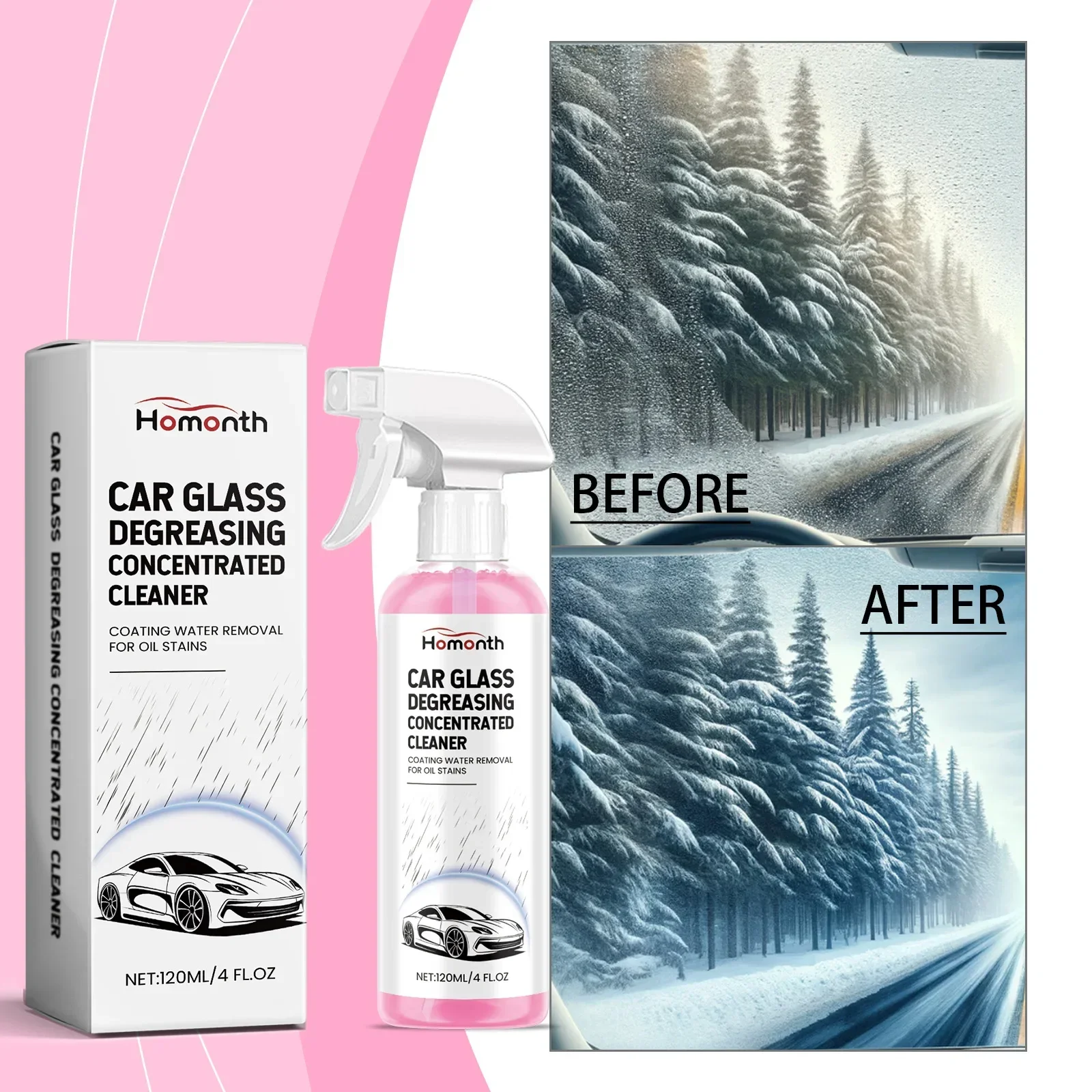 Car Glass Degreasing Concentrated Cleaner