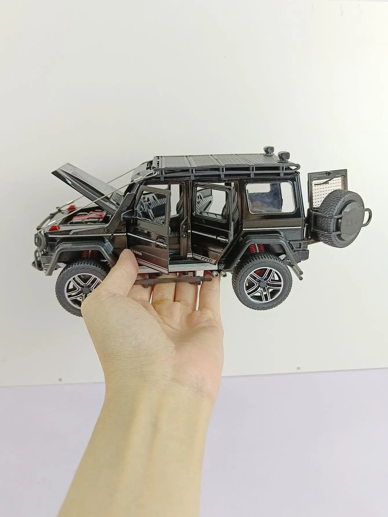 1:24 Mercedes Benz G550 Abenteuer 4x4 Druckguss Metall legierung Modell auto Sound Licht zurückziehen Sammlung Kinder Spielzeug Geschenke