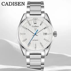 CADISEN 2024 New Luxury Men Mechanical Wristwatches 10Bar Waterproof Japanese NH35 Movement Automatic Watch Steel Watch for Men