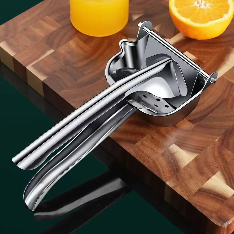 304 Stainless Steel Manual Juice Extractor Orange Hand Pressure Squeezer Lime Squeezer Juice Lemon Cane Juice Kitchen Fruit Tool