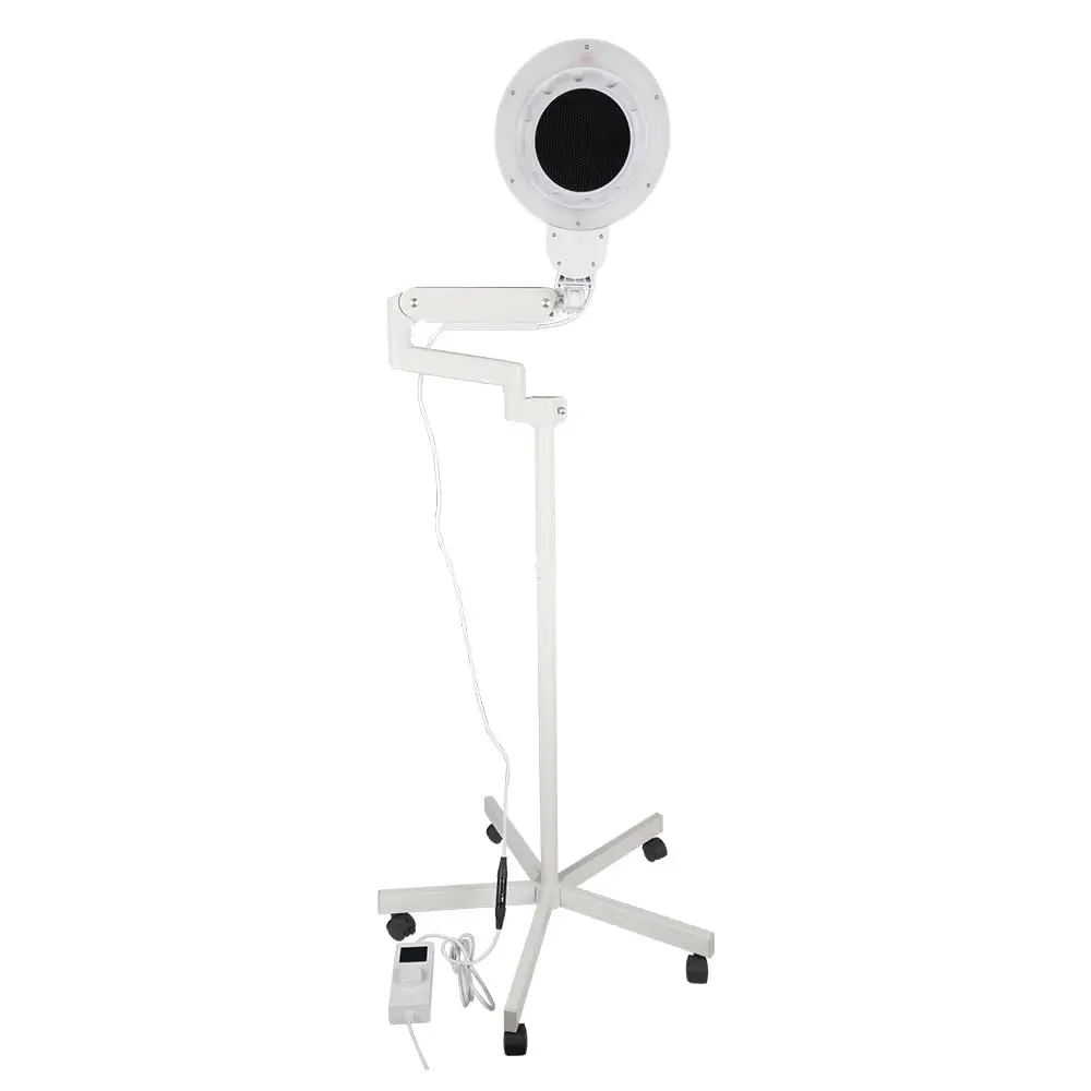 80W Standing Desktop Nail Dust Collector Vacuum Cleaner with LED Light Table Mount Dust Collector for Salon Manicure Pedicure