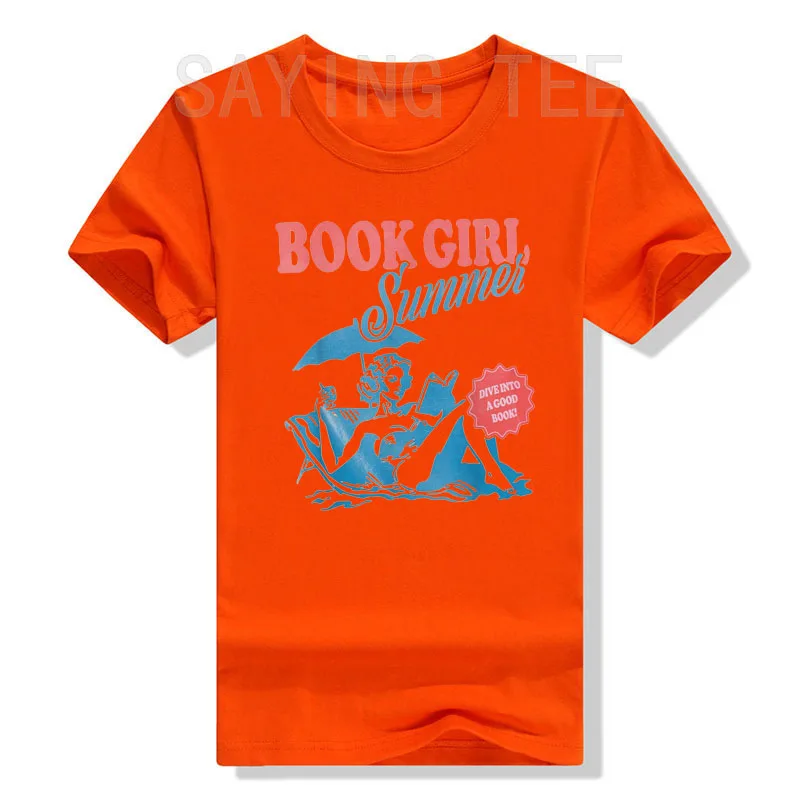 女性のためのレトロな半袖Tシャツ,休暇,本,楽しい読書,ファッション,ライフスタイル,バケーションウェア,ブラウス,ギフト,夏