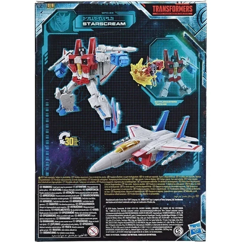 In Stock Takara Tomy Transformers Toy War for Cybertron Earthrise WFC-E9 Starscream  Anime Figures Robot  Action Figure Gifts