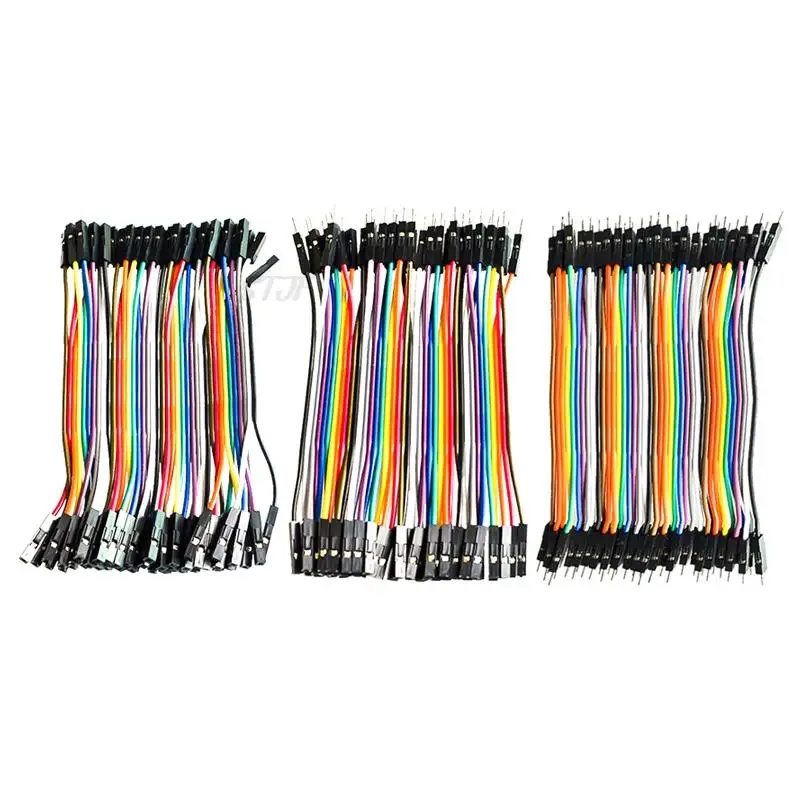 10cm 2,54mm 1-polige Buchse zu Buchse Stecker zu Buchse Stecker zu Stecker Überbrückung kabel Dupont-Kabel – Detail 1
