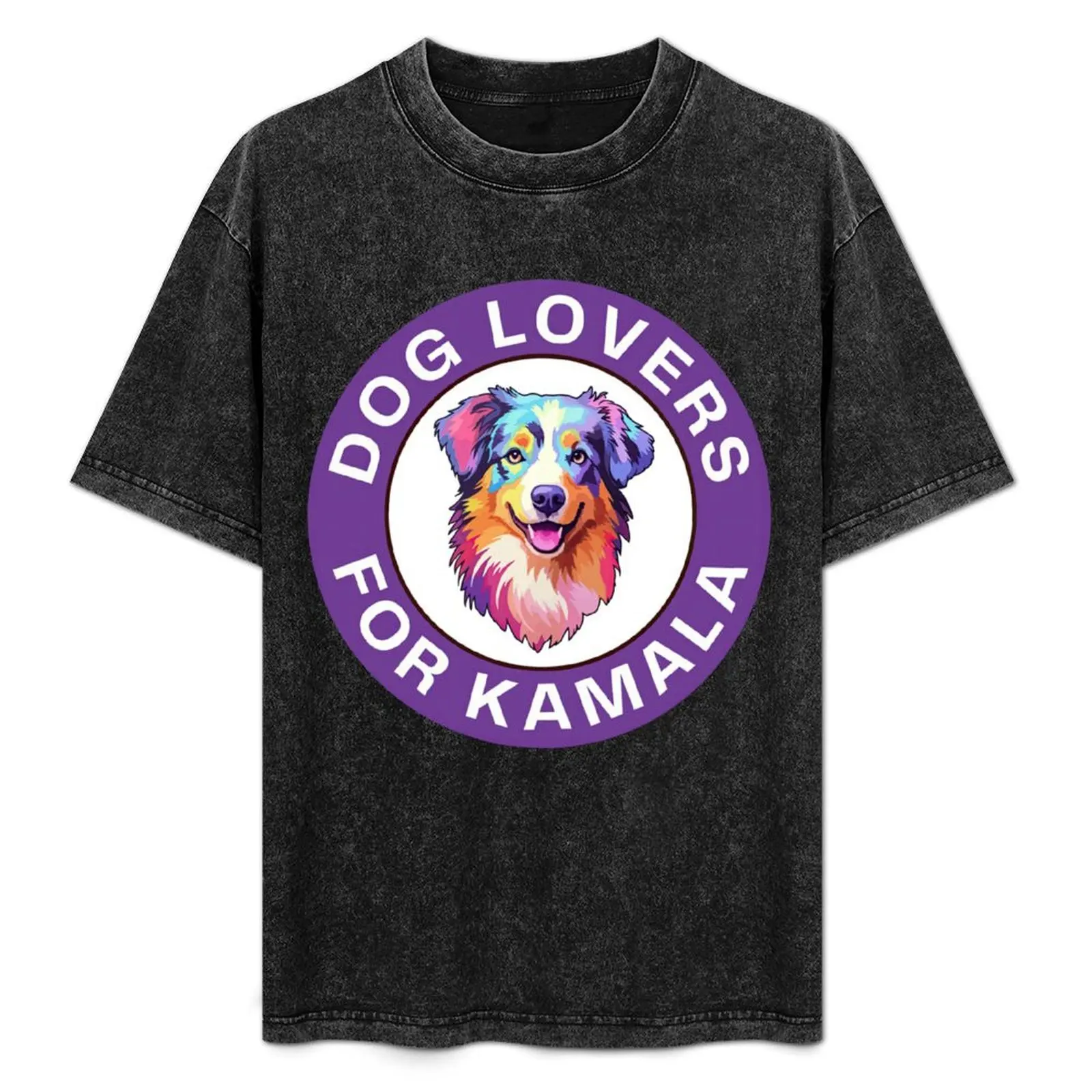 

Dog Lovers For Kamala Harris - Australian Shepherd T-Shirt cute tops vintage animal prinfor boys mens vintage t shirts