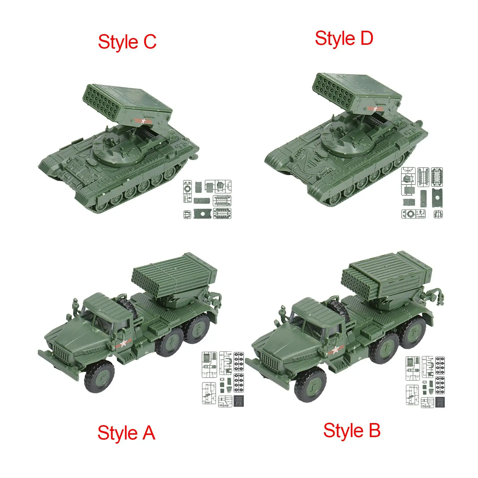 Analyste de modèles de véhicules à l'échelle 1:72, jouets de construction de voitures miniatures, cadeaux de fête pour enfants