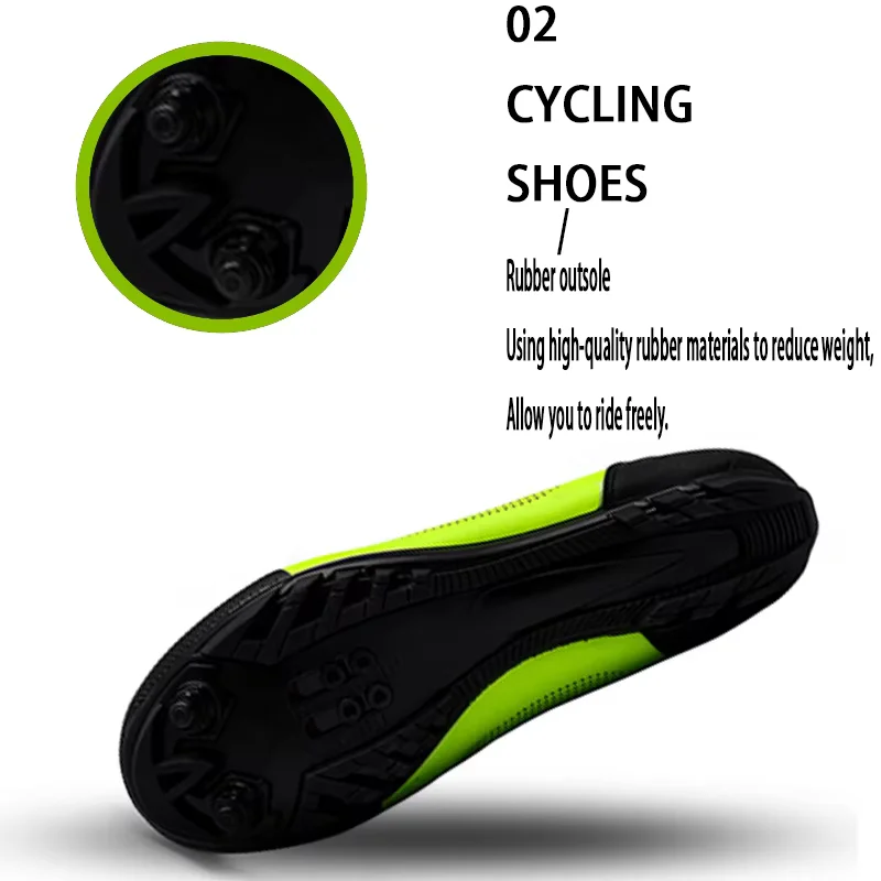 Fahrradschuhe, Bike-Sneaker, rutschfeste Herren-Mountainbike-Schuhe, Fahrradschuhe, Radsport-Schuhe, Speed-Schuhe – Detail 10