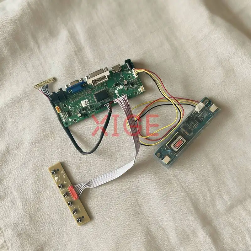 

For LQ170M1LA LP154WU2 LTN154CT02 LTN170CT01 Screen Controller Board Kit DIY 1920x1200 1920*1200 2-CCFL VGA DVI HDMI 30 Pin LVDS