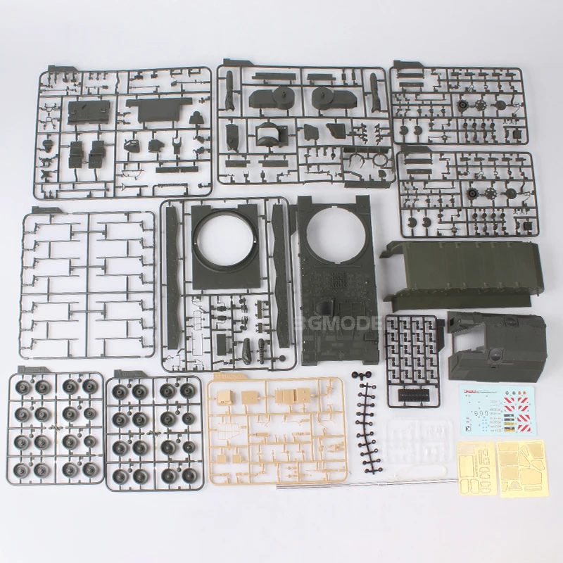 MENG TS-012 Panzerhaubitze 2000 German Self-Propelled Howitzer 1/35 Military Assembling Scale Model Kit DIY Toy, Collection Gift