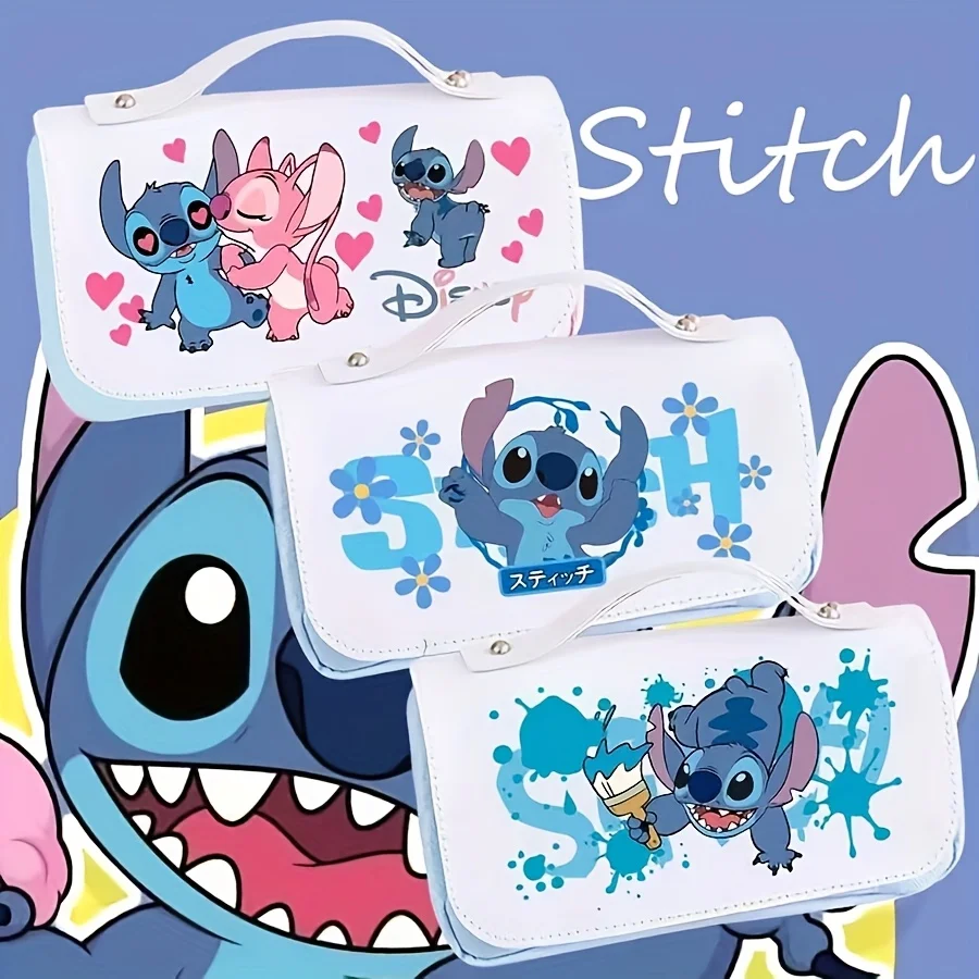 

Stitch Kawaii Pencil Case Big Capacity Cute Cartoon Character，Gift for Christmas/Thanksgiving/Birthday/valentine's day Party Favors