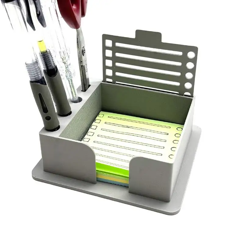 

Sticky Notes Holder Sticky Note Storage Folder Reusable Stationery Desktop Paper Dispenser For Home Shelves College Dorm Meeting