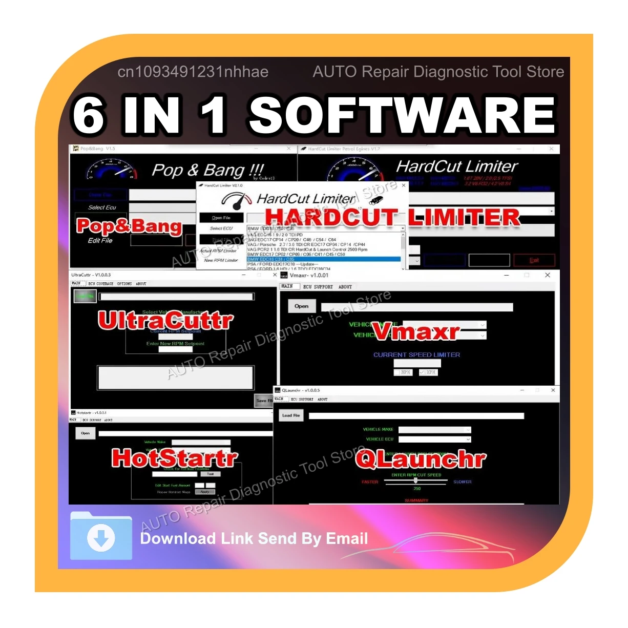 

hot sell HardCut Limiter Diesel - Petrol Engines - Pop&Bang - HARDCUT LIMITER VMAX+ HotStartr + QLaunchr Software 6 in 1 package