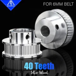 Mellow 3D Printer Parts 40 Teeth 2GT Timing Pulley Bore 8mm / 12mm For Width 6mm GT2 Gates Timing Belt 40Teeth 40T