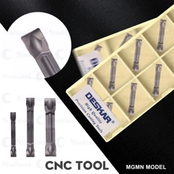 DESKAR Carbide Slotting Inserts MGMN200 MGMN300 MGMN400-J LF6018 Metal Lathe Tool Grooving Tool Blade Stainless Steel Processing