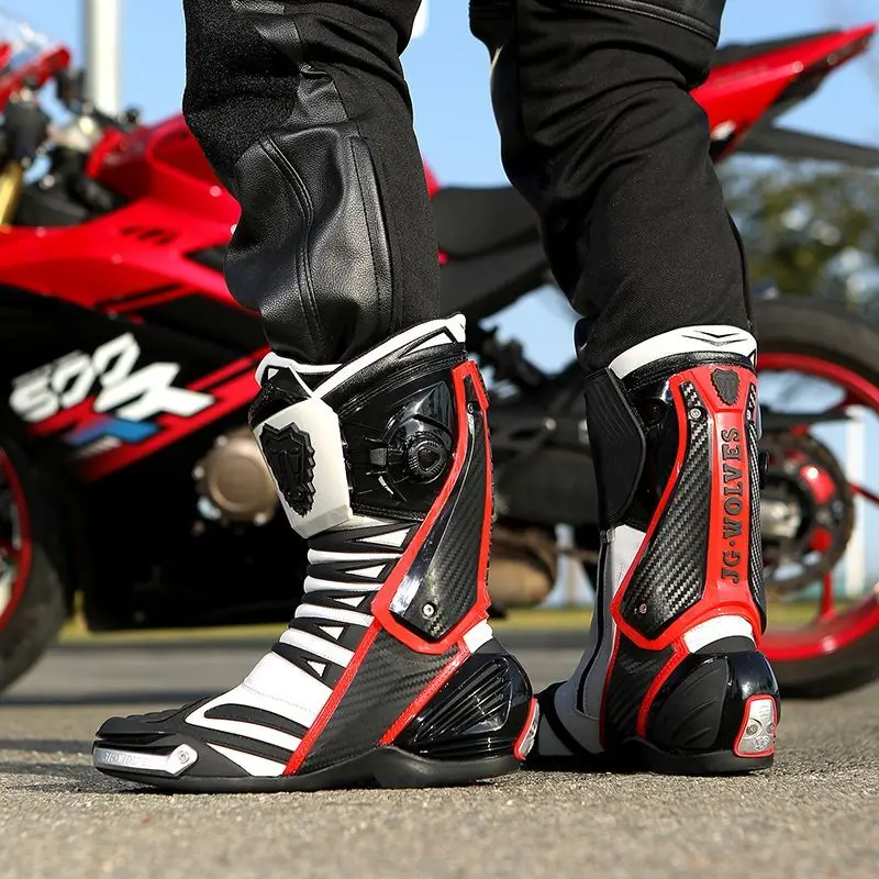 

Дж.Г. Мотоботы WOLVES для бездорожья, гоночные мотоботинки, раллийные ботинки для лесных дорог, мужские противоударные ботинки для мотокросса