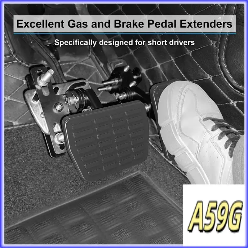 

G9-Pedal Extender Forshort Drivers Forcars, Go-Karts Andride-Ontoys Pedal Extender Withadjustable Length Andangle