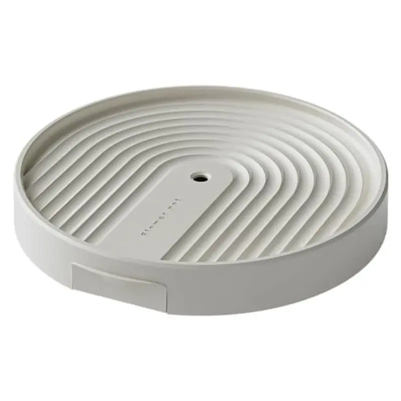 Rolling Plant Tray Featuring Brake Wheels And Integrated Drain Reservoir, Perfect Ideal For Indoor And Outdoor Garden Use