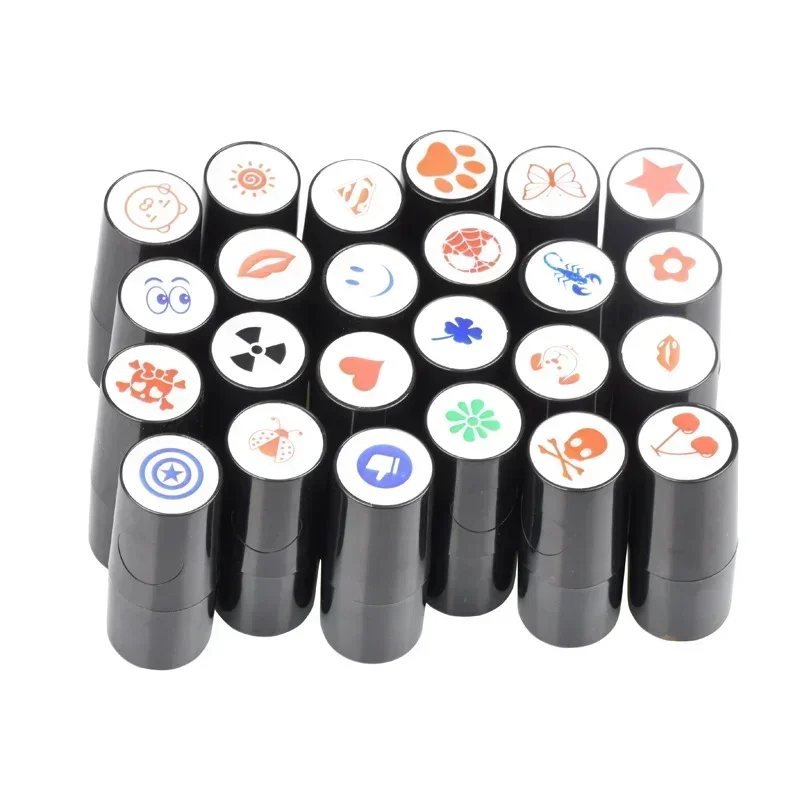 Bola de golfe Stamper Carimbo Marcador, Vários Padrões, Secagem Rápida, Durável, De Longa Duração, Acessórios De Golfe, 1 Pc