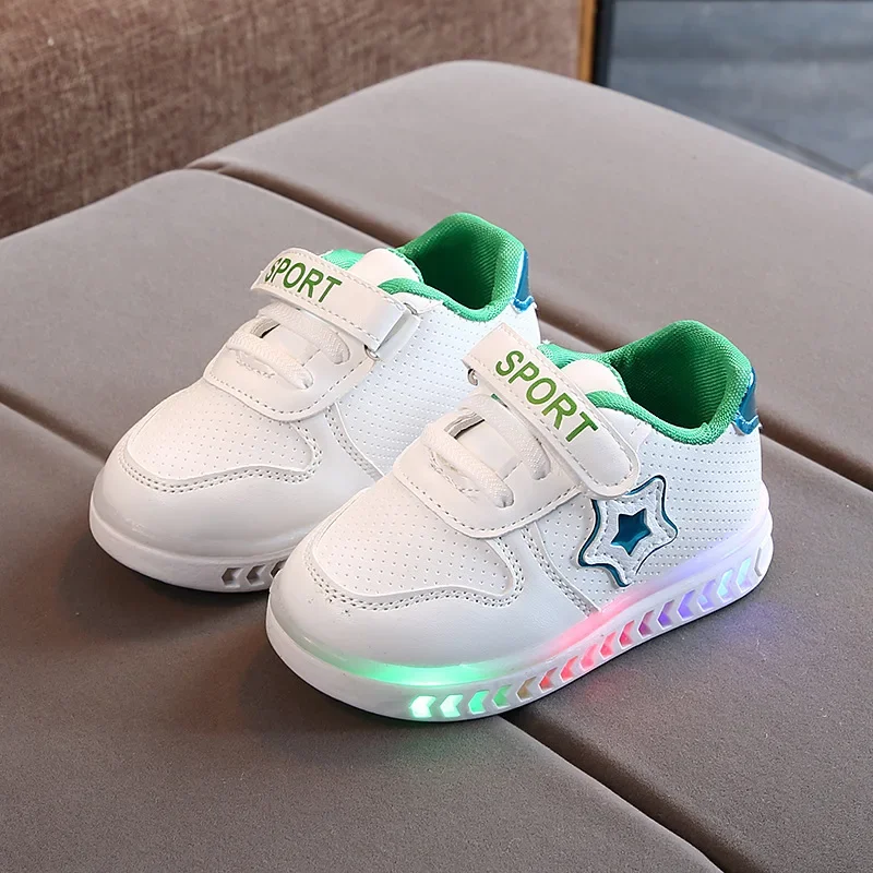 zapatillas LED Kid Sneakers Autumn Girl Luminous Shoe Soft Sole Boy Casual Shoes Anti Slip Skate Shoes Child Shoe zapatos niña