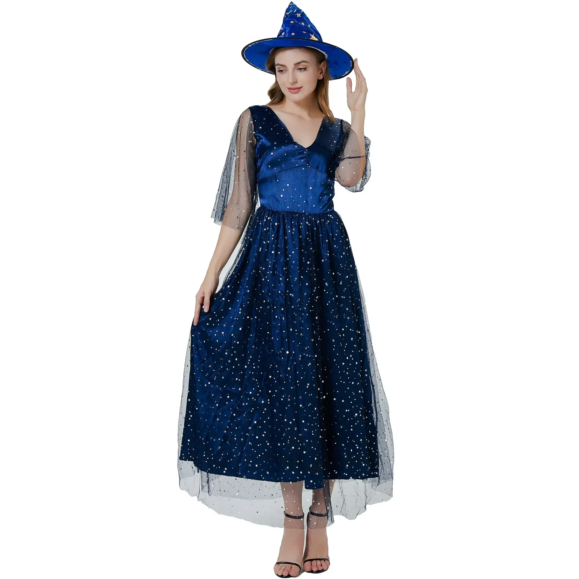 Halloween Hexe Rollenspiel Party Performance Kostüm