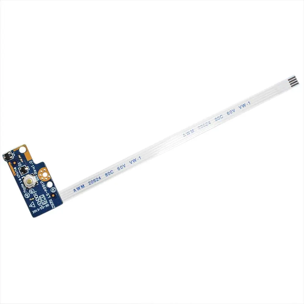 Плата кнопки питания с кабелем для HP 15-r138ca 15-r174ca 15-r011dx 15-r029wm 15-r063nr 15-G 15-R LS-A991P 250 G3 255 G3 Плата кнопки питания с кабелем для HP 15-r138ca 15-r174ca 15-r011dx 15-r029wm 15-r063nr 15-G 15-R LS-A991P 250 G3 255 G3