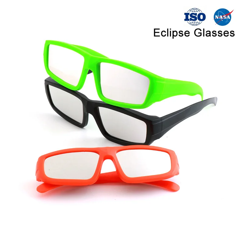 

Plastic Solar Eclipse Glasses Men Women kids Safe Shades Sunglasses filter Protect Eyes Anti-uv Viewing Glasses