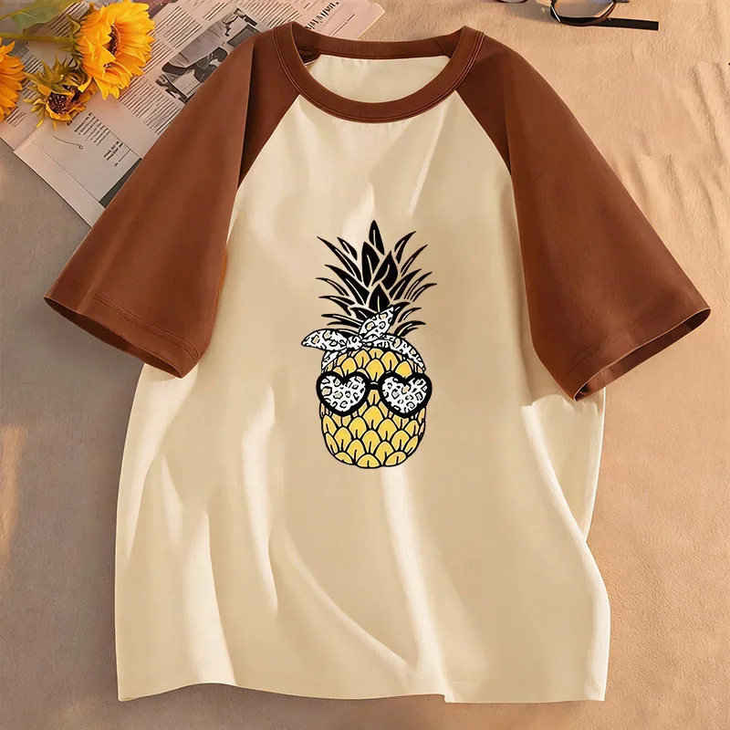 Kawaii Frucht-Design Lustige T-Shirts Kurzarm Kinder T-Shirt Jungen Mädchen Sommer Frühling Lässiges Oberteil T-Shirt