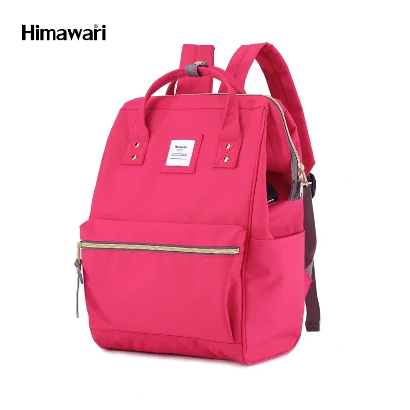 Nữ Chống Nước Backpack15.6 Laptop Cổng USB Sạc Du Lịch Cỡ Lớn Schoolbag Có Thể Điều Chỉnh Dây Đeo Vai Túi Dây Kéo Bagpack