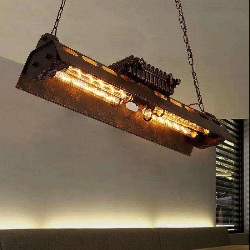 

Industrial style chandelier creative personality loft vintage office