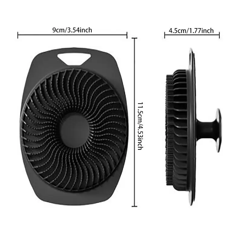 ซิลิโคน Body Scrubber Bath Wash แปรง Exfoliating Body แปรงอาบน้ํา Face Scrubber Handle Wet & Dry แปรงสําหรับชายหญิง