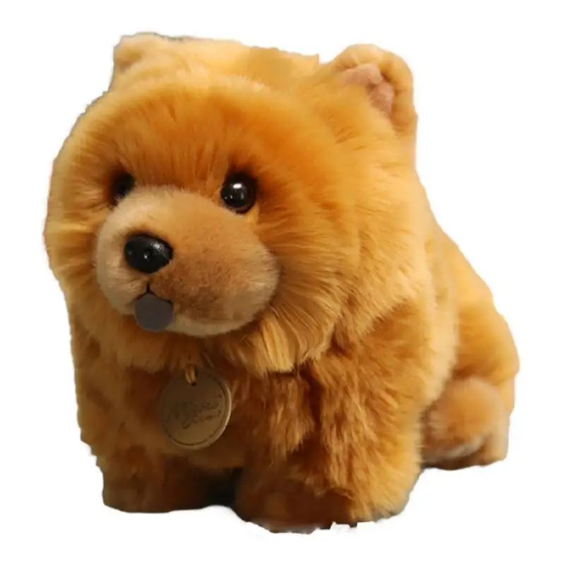 Chow Chow Stuffed Animal Chow Chow Plush Realistic Dog Doll Animal Plush Doll Soft And Comfortable Stuffed Animal For Men Women