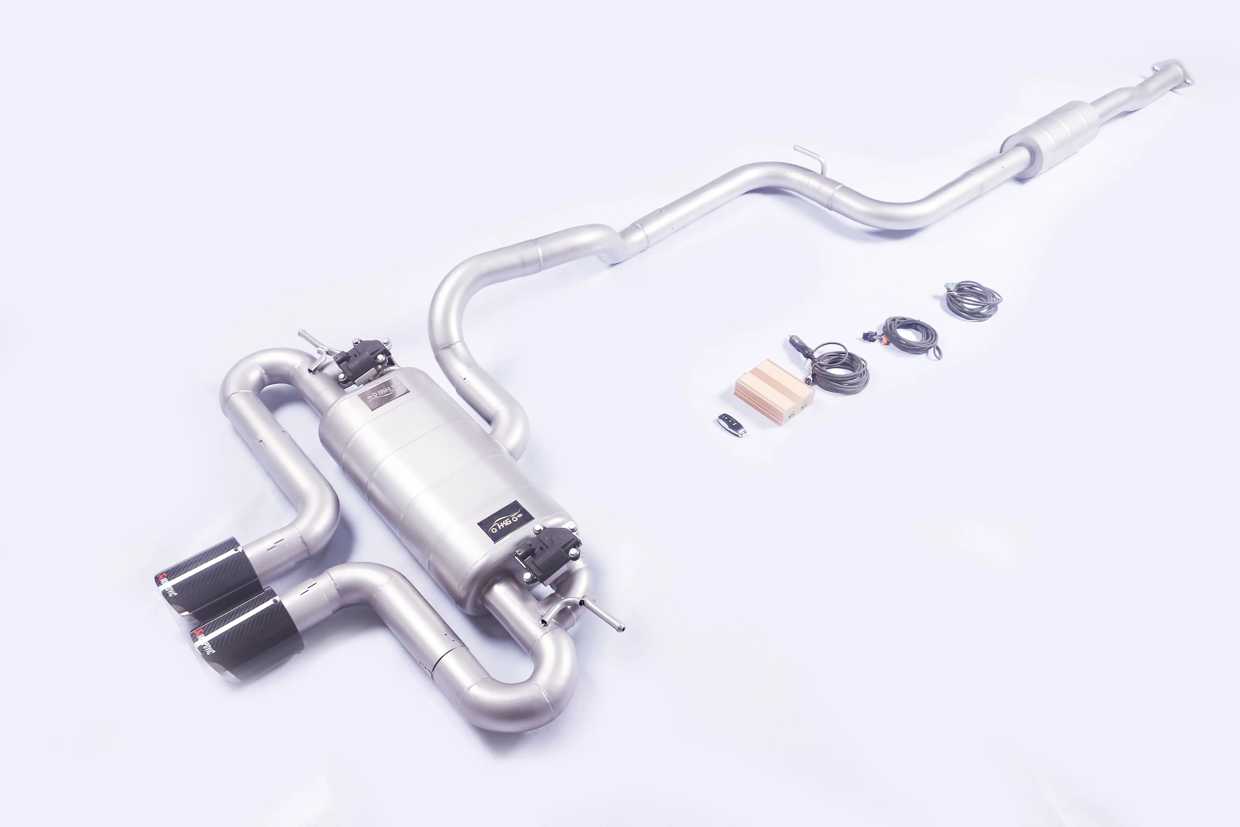 

GFC catback exhaust muffler for Ford Focus ST 2.0L ,Car electric valve exhaust system is made of 304 stainless steel.