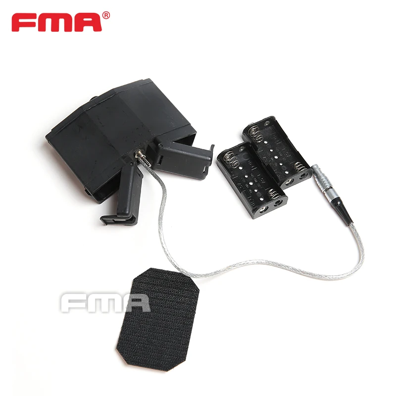 Outdoor FMA Tactical AVS-9 NVG Battery Box Model TB1273and Functional Version NVG ANVIS 9 Battery Box w/ Wires