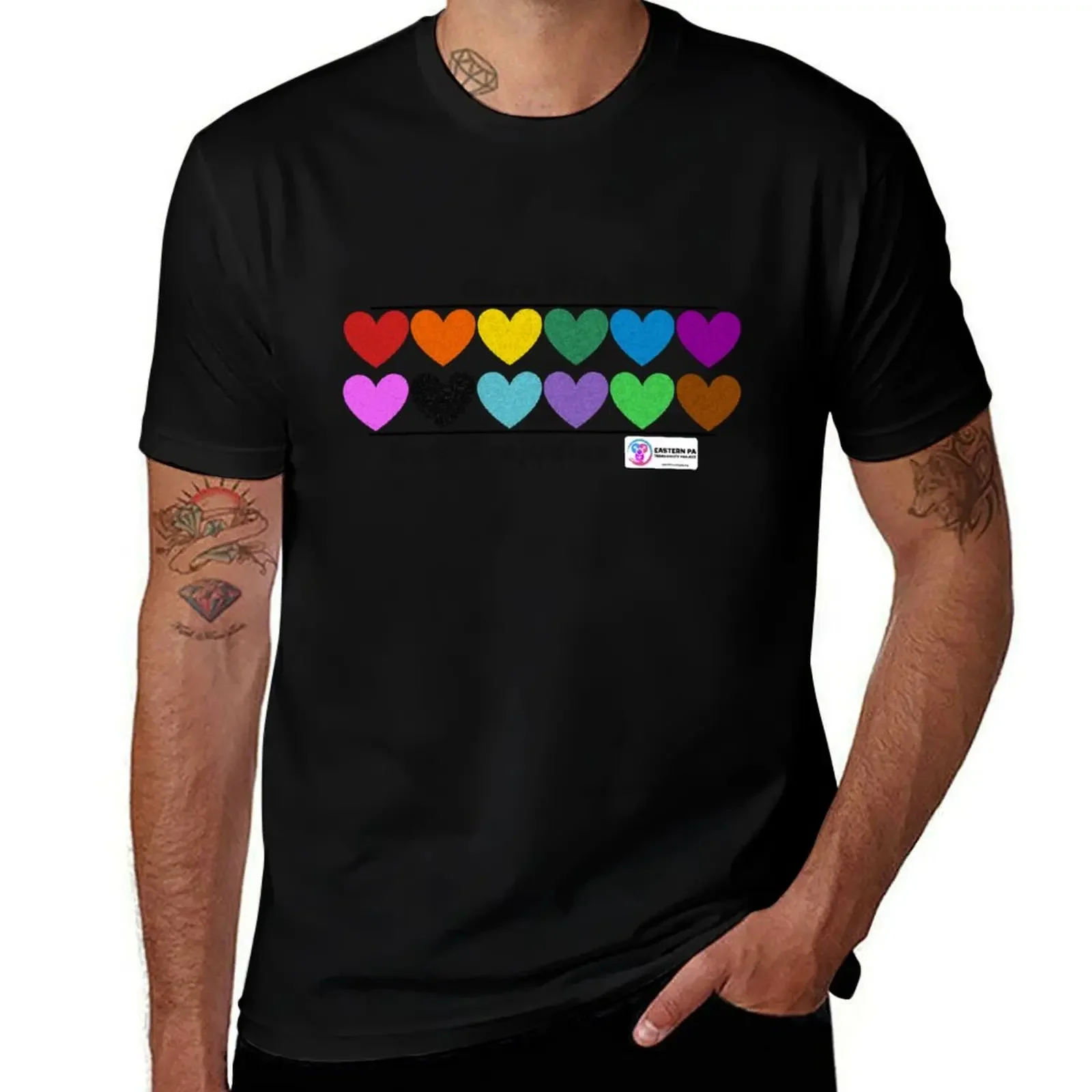 More Pride, Less Prejudice (black writing) T-Shirt Anime t-shirt customs design your own cotton t shirt men