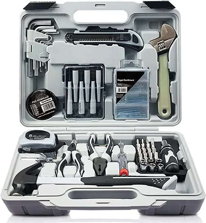 

Household Tool Kit General Home/Auto Repair Tool Set with Hammer Pliers Screwdriver Set