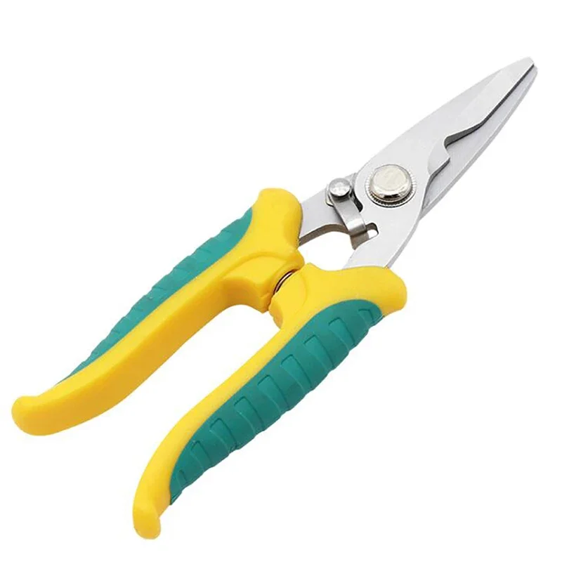 Stainless Steel Electronic Scissors Wire Cable Cutting Cutter Multifunctional Pliers Durable Hand Tool