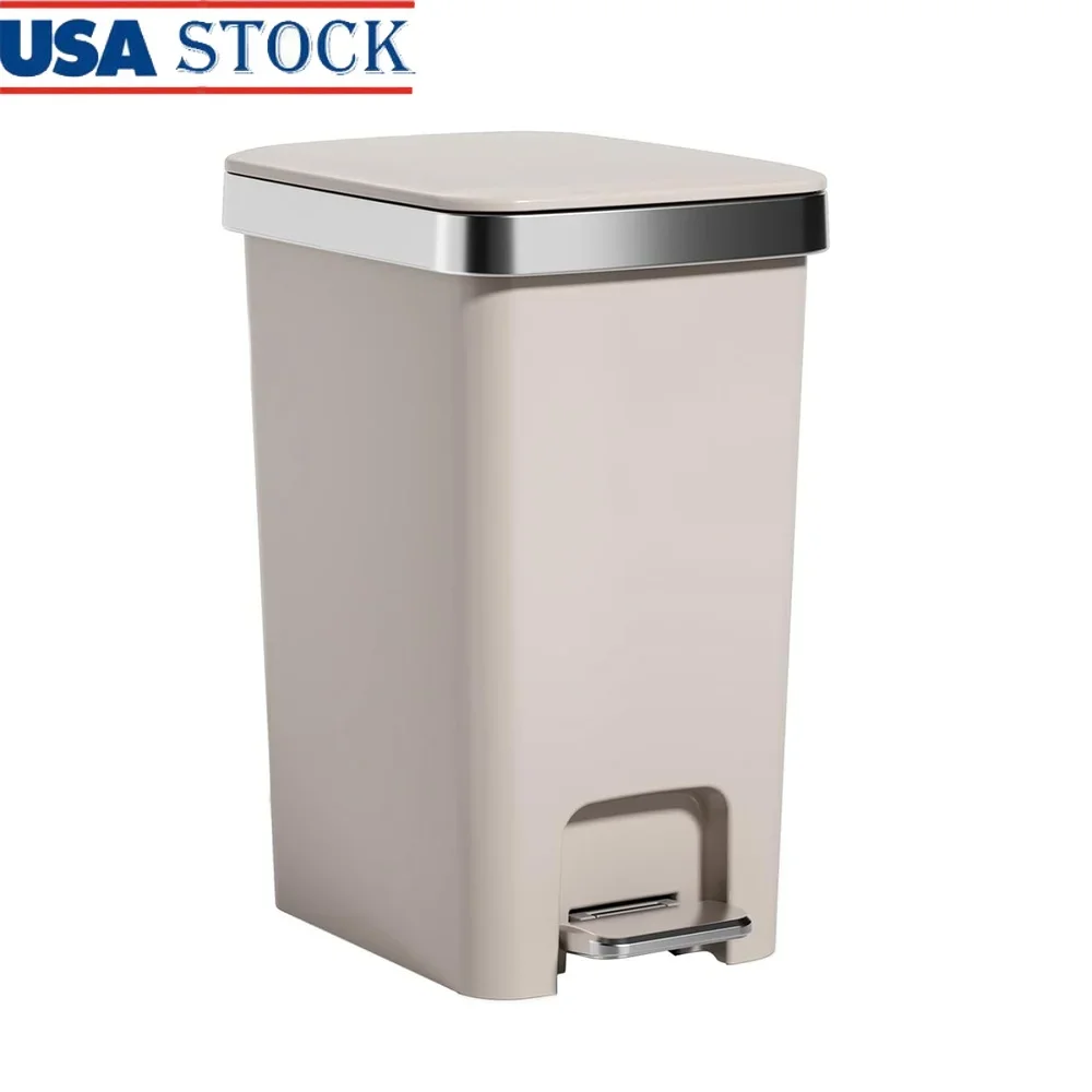 

Прочный пластиковый мусорный бак с откидной крышкой. Компактная конструкция. Контроль запаха. Легко очищаемая кухня. Использование в ванной комнате.