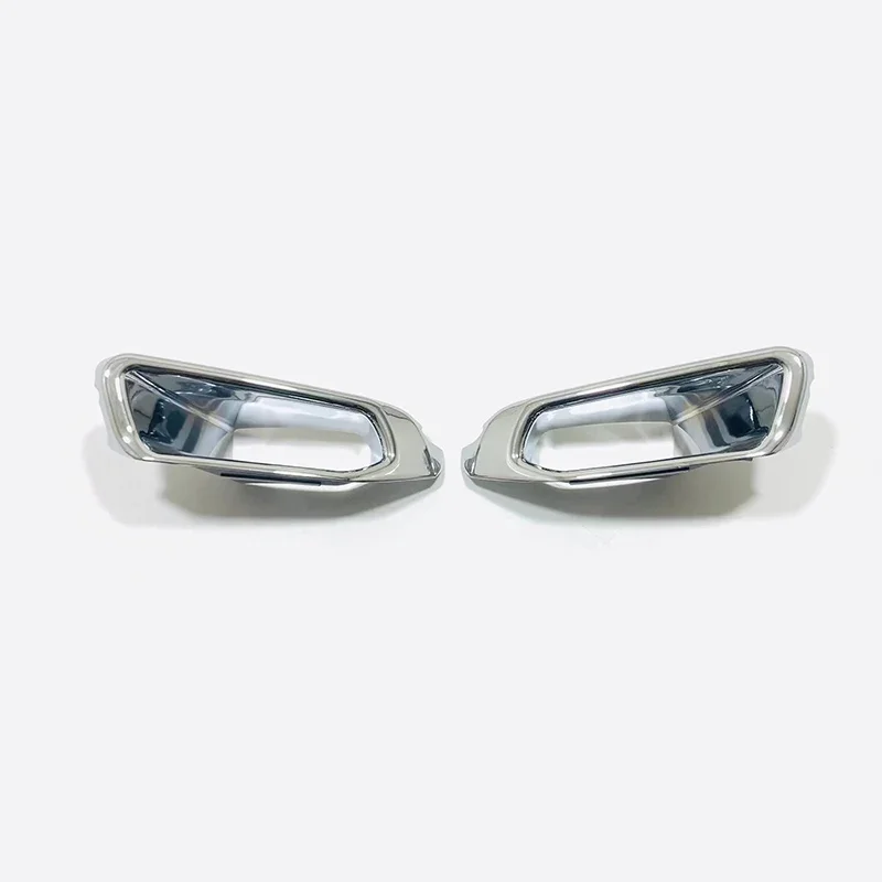 For Toyota Camry 2021 2022 ABS Chrome Car Front Bumper Fog Lights Lamps Frame Decoration Cover Trim Accessories