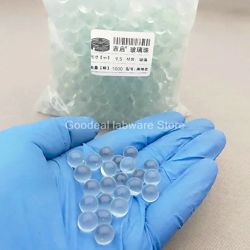 

1000pcs 2000pcs Lab prevent splashing glass ball Test shock solid beads Prevent Boiling Glass Beads Size 1mm to 11mm