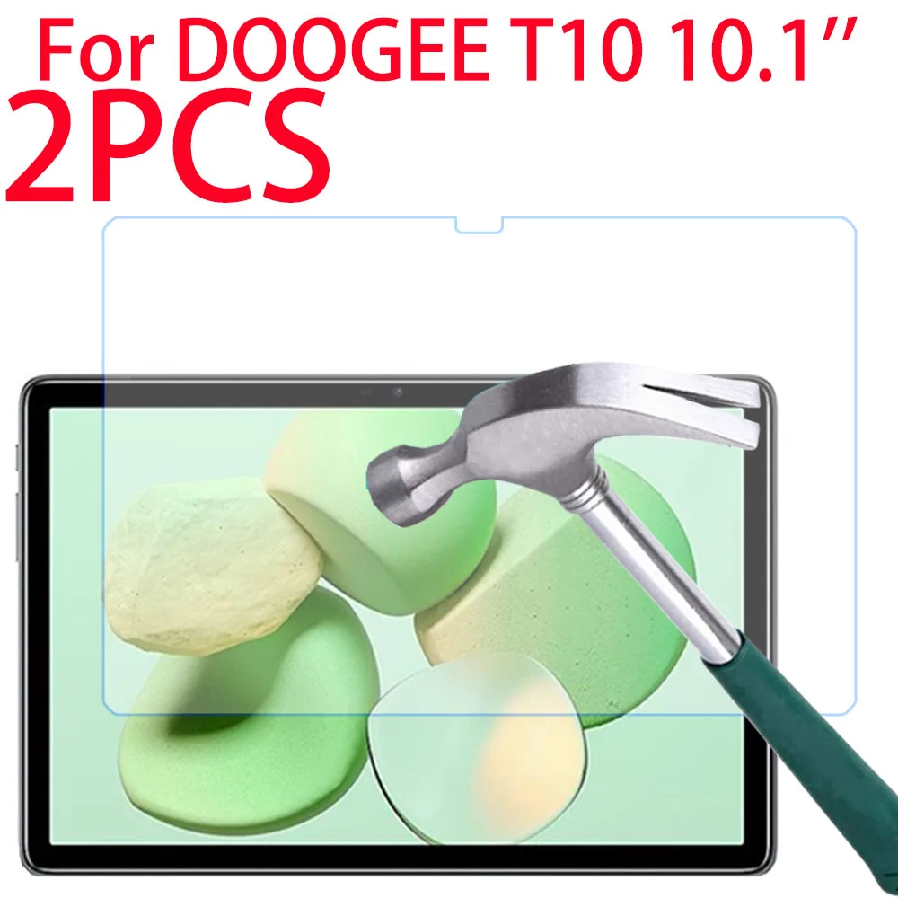 

2PCS 9H Tempered Glass Screen Protector For DOOGEE T10 10.1 inches Protective Film Glass Guard For Doogee T10''