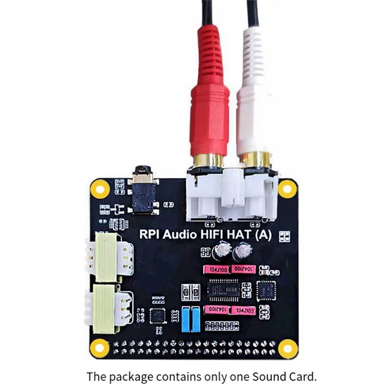 

N01R-Для Raspberry Pi5 HIFI Audio HAT PCM5122 I2S DAC Звуковая карта для Raspberry Pi 5, Pi 4, Pi 3, и Zero Series