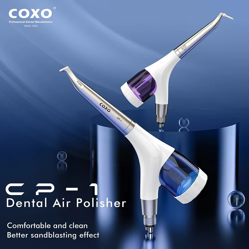 COXO CP-1 Air Flow Prophy Jet Dental Air Polierer Zahnaufhellung Werkzeug 2 Löcher 4 Löcher Zahnmedizin Zähne Polieren Hohe Effizienz – Detail 2