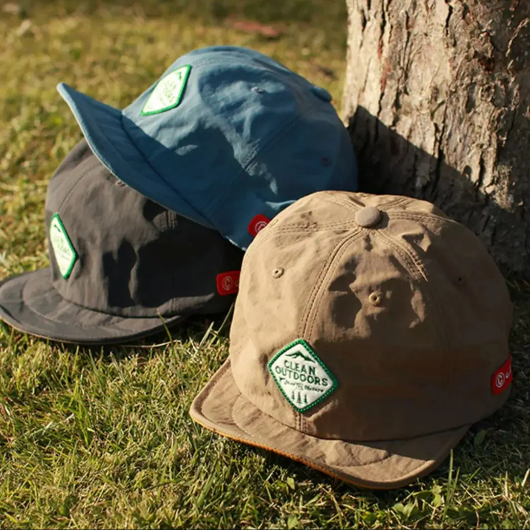 2026 Men's and Women's Washed Soft Edge Duck Down Hat Sun Hat, Compact and Foldable Without Deformation