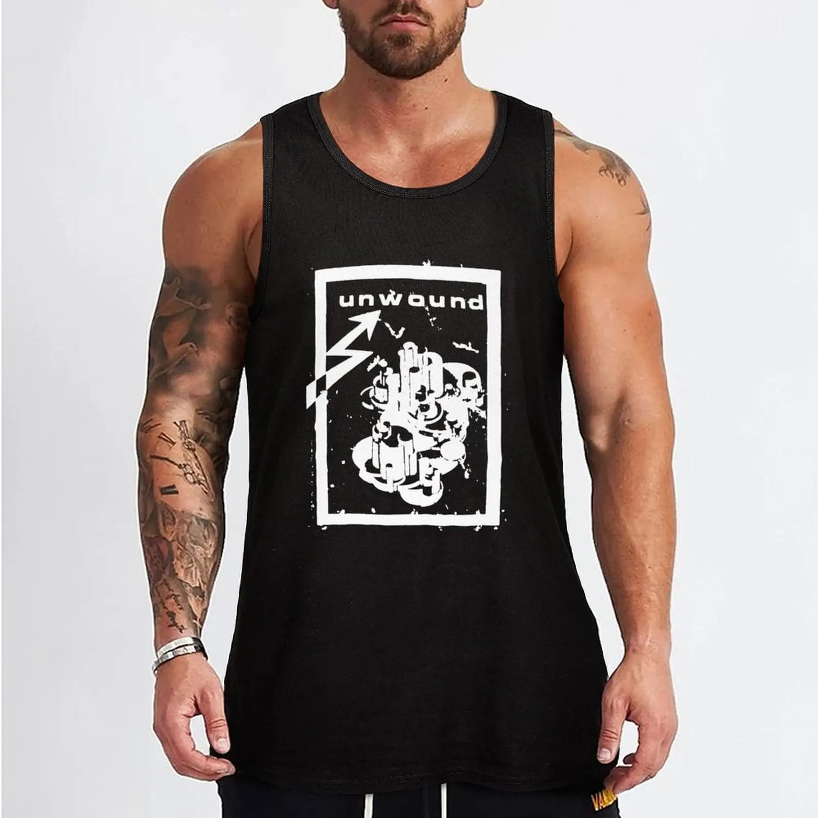 UNWOUND Tank Top man vest Top summer best selling products Men's gym clothing