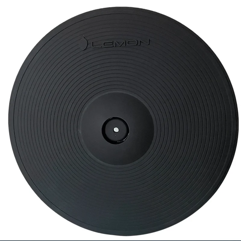 Lemon Drum Cymbal 15' 2zone 3zone Crash Cymbal with Choke Full-Covered for Electronic Drum Kit Lemon Drum Cymbal 9inch 2zone