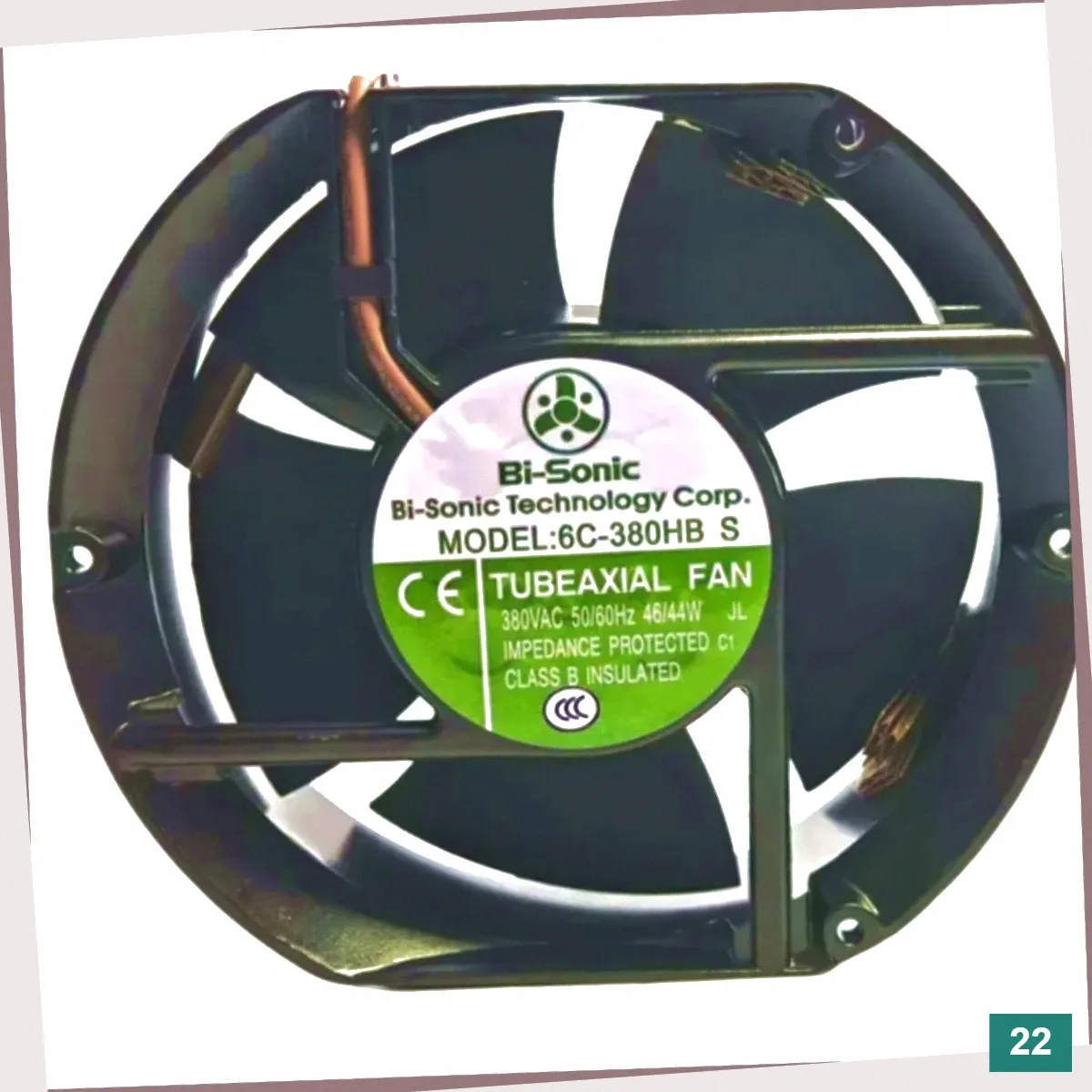 Bi-Sonic 6C-380HB 172x150x51mm 46W Server Cooling Fan
