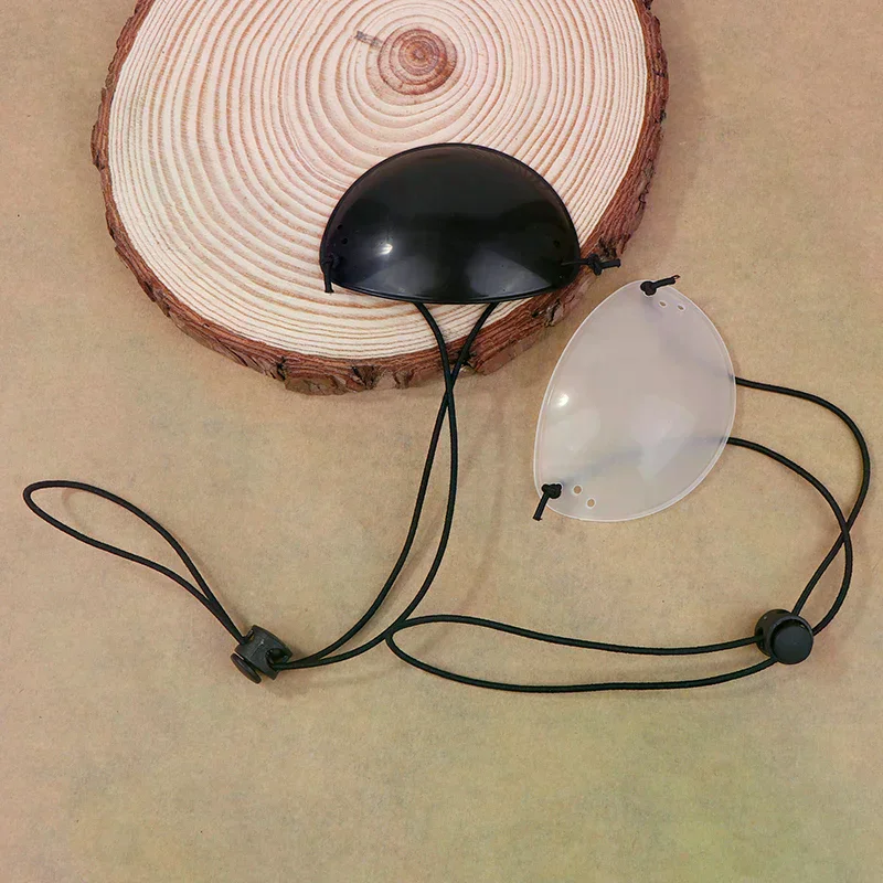 Black Single Eye Protect Correction Children's Monocular Eye Goggle Patch Amblyopia Blindfold One Eye Strabismus Translucent