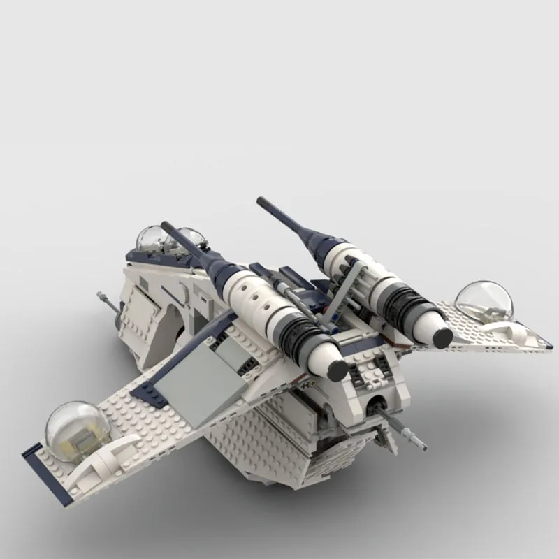 ตัวต่อ MOC Star Battle Cool Starfighter 1063 ชิ้น แบบประกอบสร้างสรรค์ ของเล่นเสริมพัฒนาการเด็ก ของขวัญคริสต์มาส