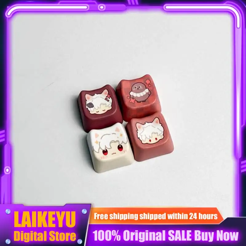 Love And Deep Space Game Peripheral Theme Keycaps Pbt Mechanical Keyboard Mao Height Pc Game Keyboard Collect Gifts Keycaps