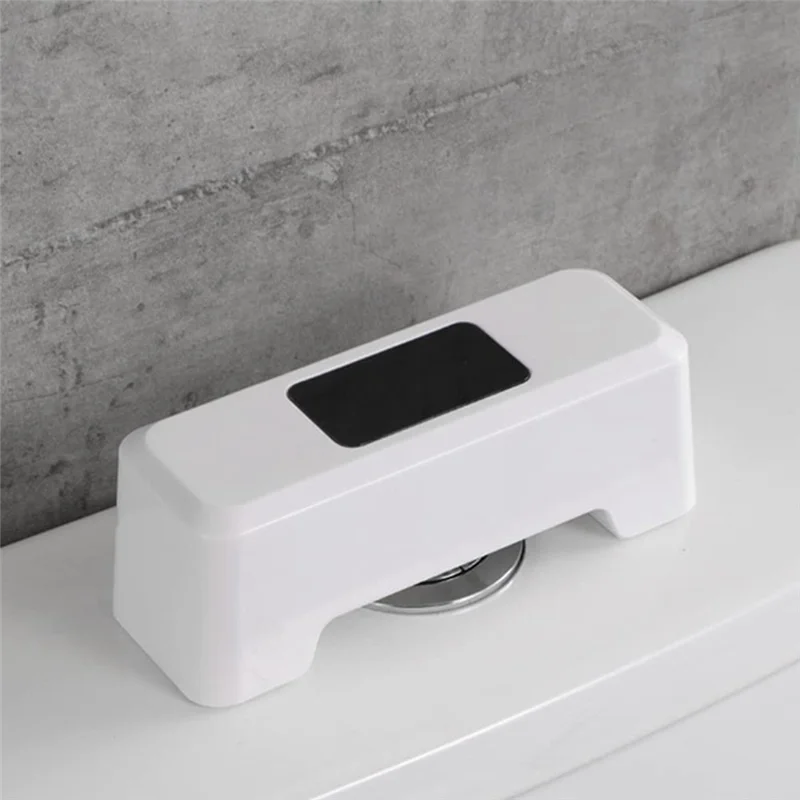 HIWS Automatic Toilet Flush Button Touchless Toilet Flusher External Infrared Flush KIT Smart Automation Kit Smart Toilet